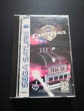 Crime Wave - Sega Saturn - CIB Complete - Game, Case, Manual w/ Reg Card - Read