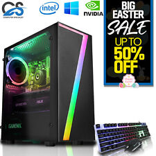 Gaming PC Desktop i7 i5 i3 2TB+1TB SSD 32GB RAM Nvidia RTX 4060 Windows11 Wi-Fi