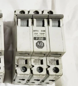 ALLEN BRADLEY 1492-CB3F250 SER. C 25A BREAKER 3 POLE 25AMP - Picture 1 of 2