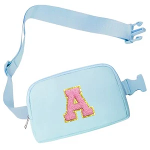 Blue Belt Bag Fanny Pack Crossbody Travel Trendy Birthday Christmas Gifts for... - Picture 1 of 6