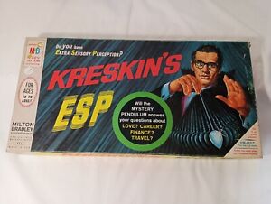 1966 Milton Bradley's Kreskin's ESP Fortune Telling Board Game - Complete