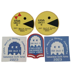 2023 World Scout Jamboree USA Unit 9 Sticker Set of 5 - Picture 1 of 11