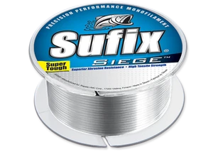 Sufix Siege Monofilament Fishing Line 3000 Yds, 17 Lb., Clear - Picture 1 of 1