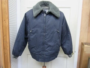 Giacca da volo invernale Germania Est pilota volantini cappotto 1958 taglia M52 - Foto 1 di 19