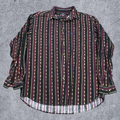 Vintage 90s Guess By Georges Marciano Long Sleeve Shirt Adult Size Large - Image 1 of 4