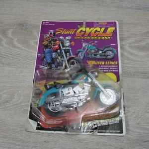 Vintage 1994 Lanard Stunt Cycle Supershots Cruiser Series Ripcord Toy Motorcycle - Picture 1 of 11