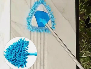 Triangle Mop 180 Degree Rotatable Cleaning Mop Flat Mop for Floor Window Ceiling - Picture 1 of 1