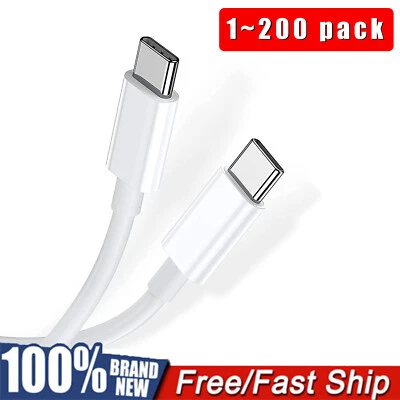 USB-C to USB C Type-C Fast Charging Data SYNC Charger Cable Cord 3/6/10FT lot - Image 1 of 4