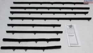 Window Felts Inner & Outer (8pcs) 66-67 Chevelle Convertible - Picture 1 of 1