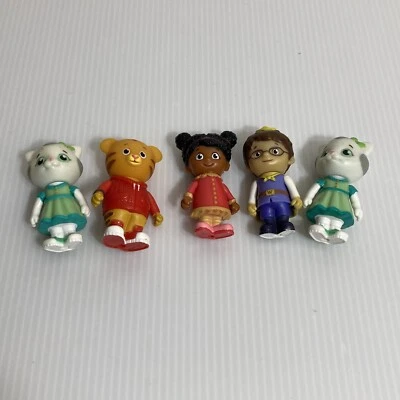 "Lote de 5 figuras de 2,5"" Mr Fred Rogers Daniel Tiger's Neighborhood Jakks Pacific" Foto 1 de 4