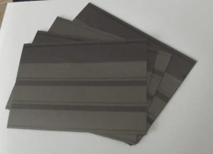 4 NEW Stamp Stock Cards 3 Strip with Clear Film Cover stockcards 158mm x 110mm - Picture 1 of 1