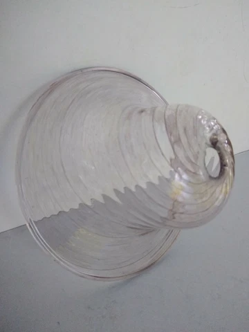 MURANO GLASS BOBECHE CANOPY STYLE shad in purple color for Chandelier circa 1930 Cover