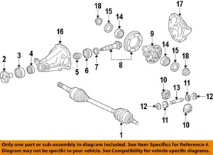 FORD OEM 18-24 Expedition Rear Suspension Carrier Components-Bearing BL3Z4621A - Picture 1 of 1