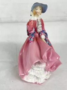 Estatuilla vintage de Royal Doulton, Top of the Hill, Pretty Lady, hecha en Inglaterra - Imagen 1 de 5