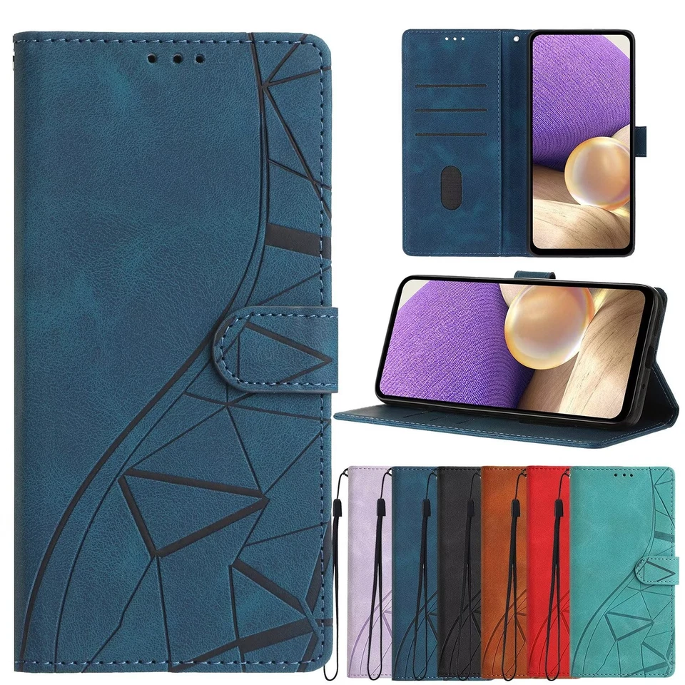 Skin Leather Wallet Phone Case for Google Pixel 10 9 8 7 6 Pro XL 7A 6A 9A 8A - Image 1 of 4