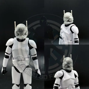 Star Wars 1/12 Custom Commander Jet Clone Trooper Helmet for Black Series 6in - Picture 1 of 1