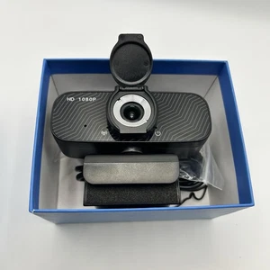 1080P AutoFocus HD Webcam w/ Microphone & Privacy Cover – USB Plug & Play - Picture 1 of 3