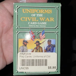 Juego de Cartas Vintage U.S. Games Systems Uniformes de la Guerra Civil 2002 - Imagen 1 de 2