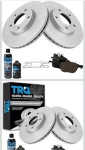 TRQ Front Brake Pad & Rotor Kit Brake Chemical Kit Brake Pads BKA23999 - Bild 1 von 3