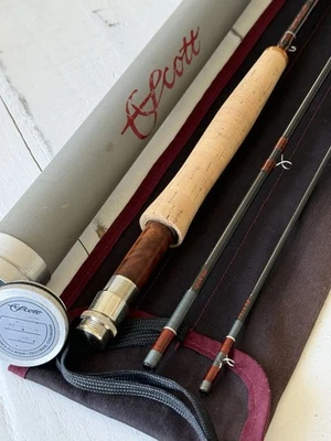 **HERMOSO** 🔥 SCOTT G 5wt. ¡¡Caña de mosca de 8’8” pulgadas ~ 4 piezas!! 🔥~LEGENDARIO~🔥 Foto 1 de 4