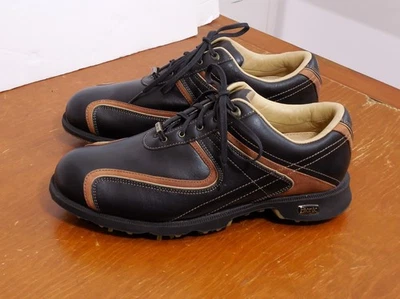 Mint! Etonic Difference Gore-Tex Black Golf Shoes Mens 9.5 - Image 1 of 4