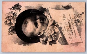 K24/ Victorian Trade Card c1880s Teeple Wooster Ashland Photographer 389 - Bild 1 von 4