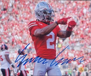 Emeka Egbuka Signed Autographed 8x10 Photo Ohio State Buckeyes BAS Beckett Coa - Picture 1 of 2