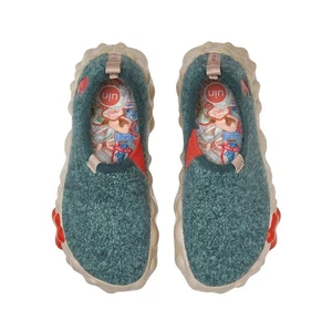 Zapatos informales para caminar de viaje UIN para mujer (verde hierba Toledo VI) - Imagen 1 de 11