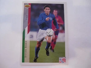 1994 Upper Deck World Cup Card Soccer English Spanish #162 Stefano Eranio Italy - Picture 1 of 2