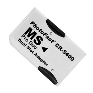 2 MicroSDHC/TF Cards To Memory Stick MS Pro Duo Card Dual Slot Adapter - Picture 1 of 11