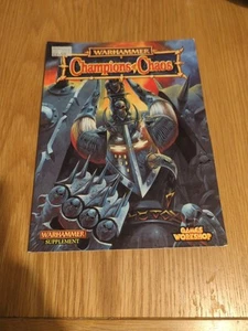 Champions of Chaos Book Warhammer Supplement Games Workshop - Picture 1 of 8
