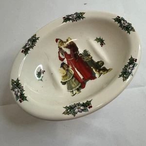 Jabonera Navidad Papá Noel Crowne Oaks Diseños Hecho en Inglaterra - Imagen 1 de 7