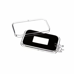 Portacápsulas de anillo negro Air-Tite para barras de oro de 5 gramos Cantidad: 25 - Imagen 1 de 1