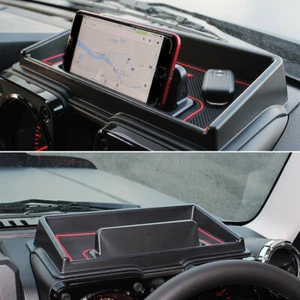 Car Dashboard storage box For Suzuki Jimny 2019 Interior Accessories Black & Red - Picture 1 of 11