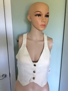 Free People Vera Trägertop Trägertop neu mit Etikett - cremefarben - Medium - Bild 1 von 8