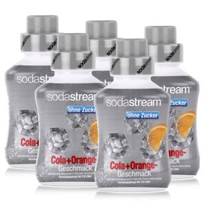 SodaStream Getränke-Sirup ohne Zucker Cola+Orange Geschmack 500ml (5er Pack)