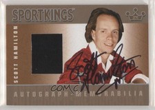 2010 Sportkings Series D Auto Memorabilia Gold Scott Hamilton #AM-SH3 Auto