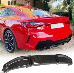 Se adapta a BMW Serie 4 G22 G23 M-SPORT 2021-2022 difusor de parachoques trasero labio - Imagen 1 de 14