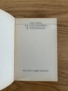 I GRANDI DELLA LETTERATURA 46 LA LOCANDIERA IL VENTAGLIO DI CARLO GOLDONI 1968 - Picture 1 of 13
