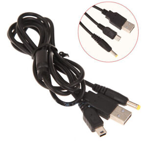 2In1 Charge & Data Transfer USB Cable Cord for Sony PSP 1000 2000 3000 To PC