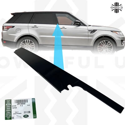 Front door B Pillar Finisher RH Gloss Black for Range Rover Sport L494 genuine - Image 1 of 4