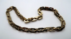 $350 EDDIE BORGO Supra Eslabón Collar Collar 17.75" x 8mm Excelente Estado NB9 - Imagen 1 de 7
