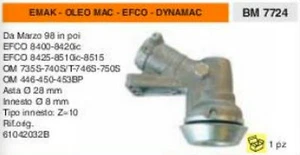 COPPIA CONICA DECESPUGLIATORE OLEO MAC 735 740 746 750 446 450 453 EMAK DYNAMAC - Picture 1 of 1