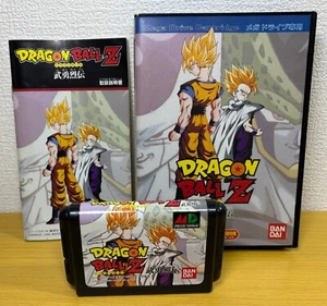 Dragon Ball z Mega Drive Sega MD Bandai DBZ Japan with box manual Cartridge - Picture 1 of 9