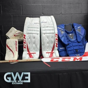Carey Price Game Playoffs Worn Goalie Pads Set CCM+RBK Chest protector AS-02961 - Picture 1 of 24