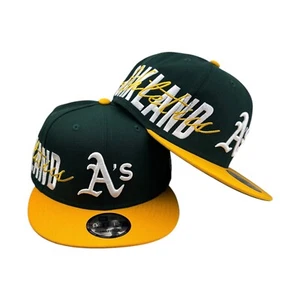 Oakland Athletics Sidefont New Era 9 fifty Snapback hat cap - Picture 1 of 5
