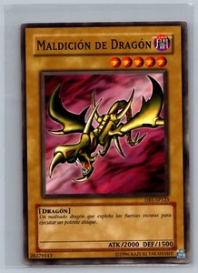 Yu-Gi-Oh! TCG Maldicion De Dragon #DB1-SP123 CCG Spanish Curse Of Dragon - Picture 1 of 2