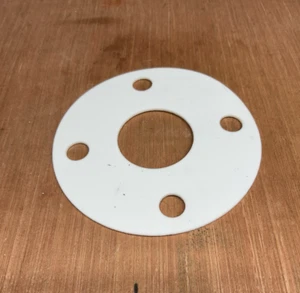 2 x PTFE 1.5mm DN25 PN16 Full Face Gasket 61 mm Bore 165 mm Outside BCD 125mm - Picture 1 of 1