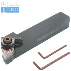 95° WWLNR 2020K08 25mm×125mm CNC External Turning Tool Holder + 1Pcs WNMG080404 - Picture 1 of 7