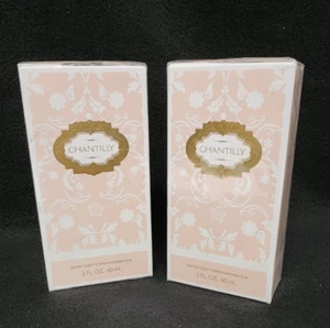 Lot of 2 Dana Chantilly Eau de Toilette Spray 2oz ea Sealed Fragrances - Picture 1 of 5